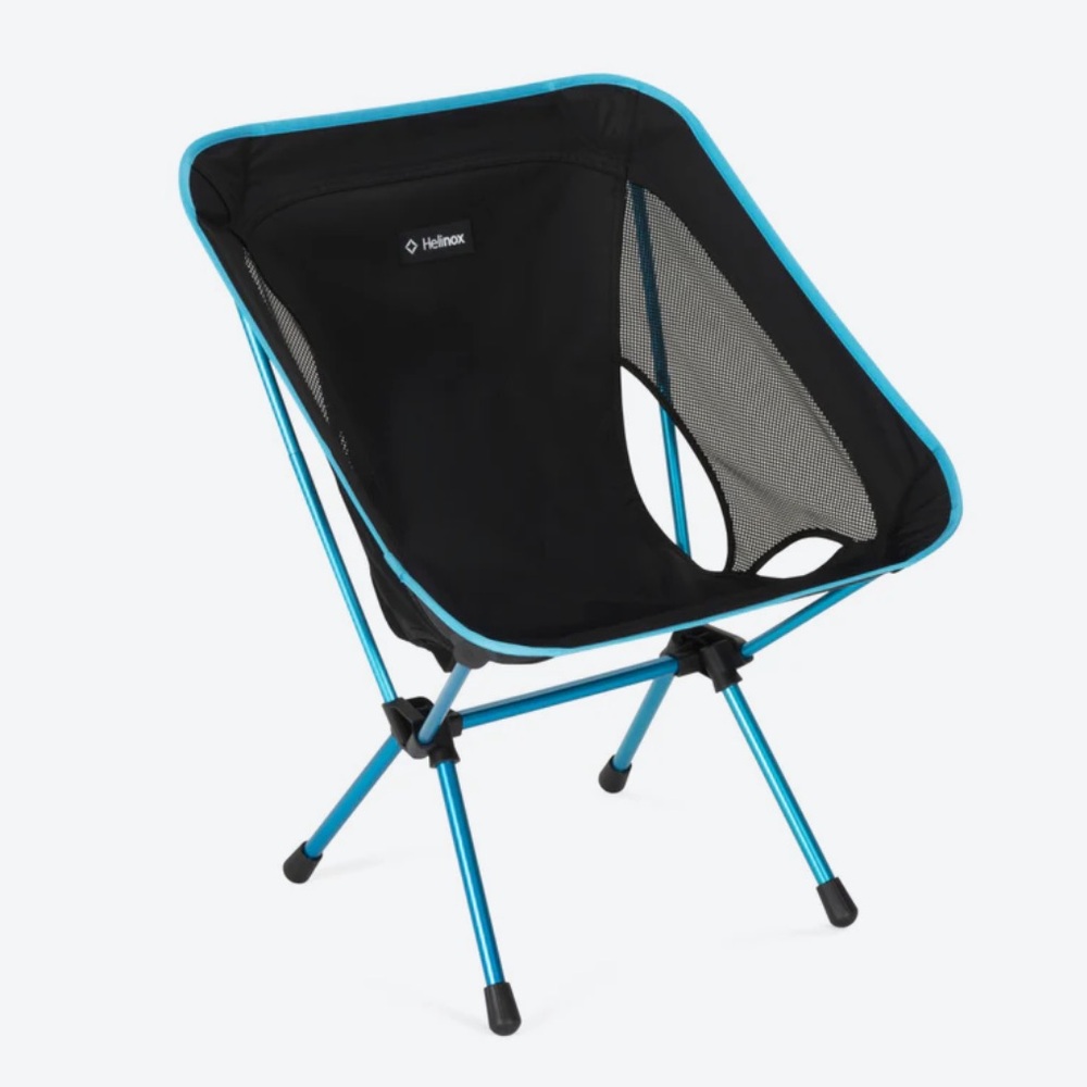 Helinox Black and Blue Camping Chair
